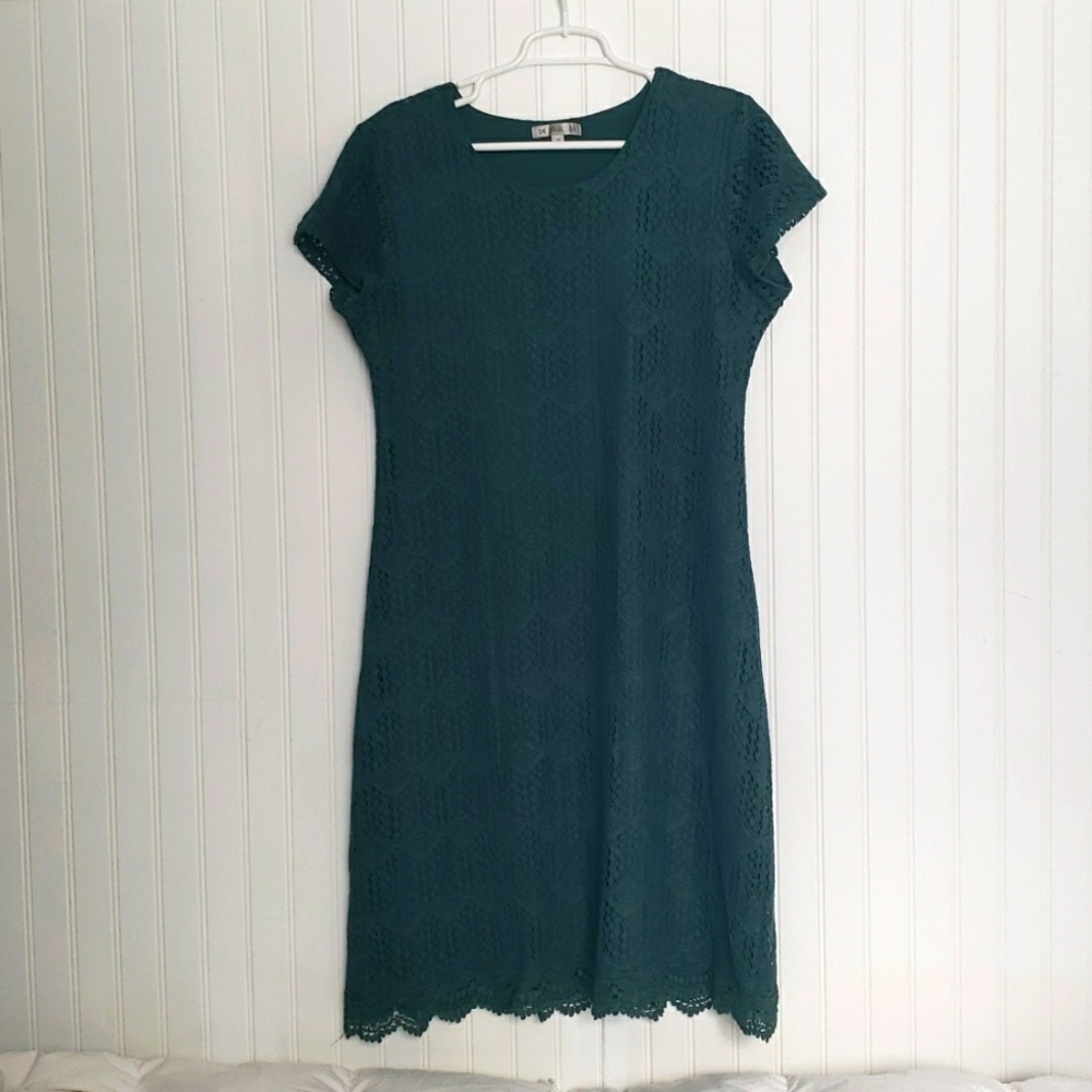 Grren Lace DeCollection Dress, size 16